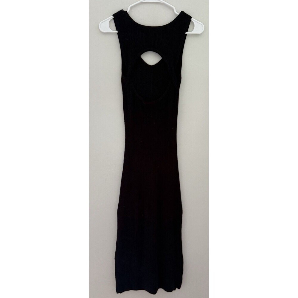 Freshman 1996 Bodycon back cut out Sweater Ribbed Maxi Dress Women’s Size XS - Picture 4 of 6